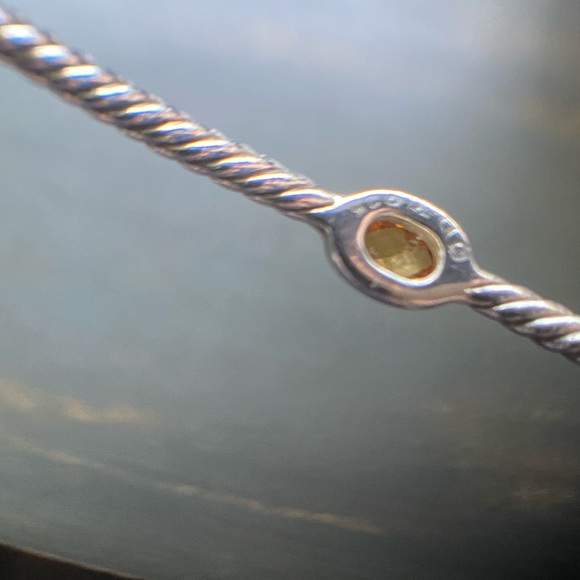 David Yurman bangle set with Citrine stones - Picture 11 of 12